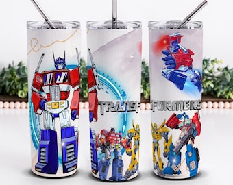 Transformers Tumbler Design, 20oz Skinny Sublimation Design (Digital Download)