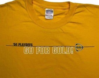 Vintage 2000s 2004 LA Galaxy soccer futbol playoffs promo shirt XL