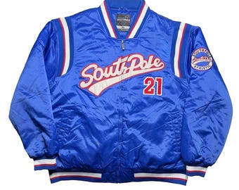 Vintage 2000s Y2K Southpole Giants hip hop rap puff bomber baggy  jacket XL