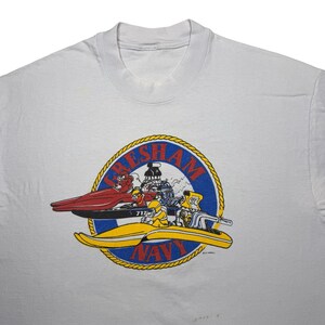 Vintage 80s Gresham Oregon x Stan Hawes drag boat racing L