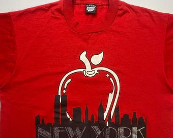 Vintage 90s New York City apple shirt