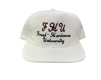 Vintage jaren 90 Freed-Hardeman University (FHU) Henderson (Tennessee) hoed