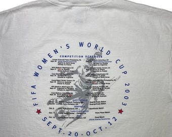 Vintage 2000s 2003 women's FIFA World Cup soccer futbol shirt