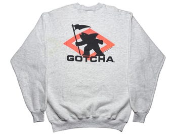 GOTCHA Red Shark Logo 80s Surf T Shirt S - DEADSTOCK ! - Etsy