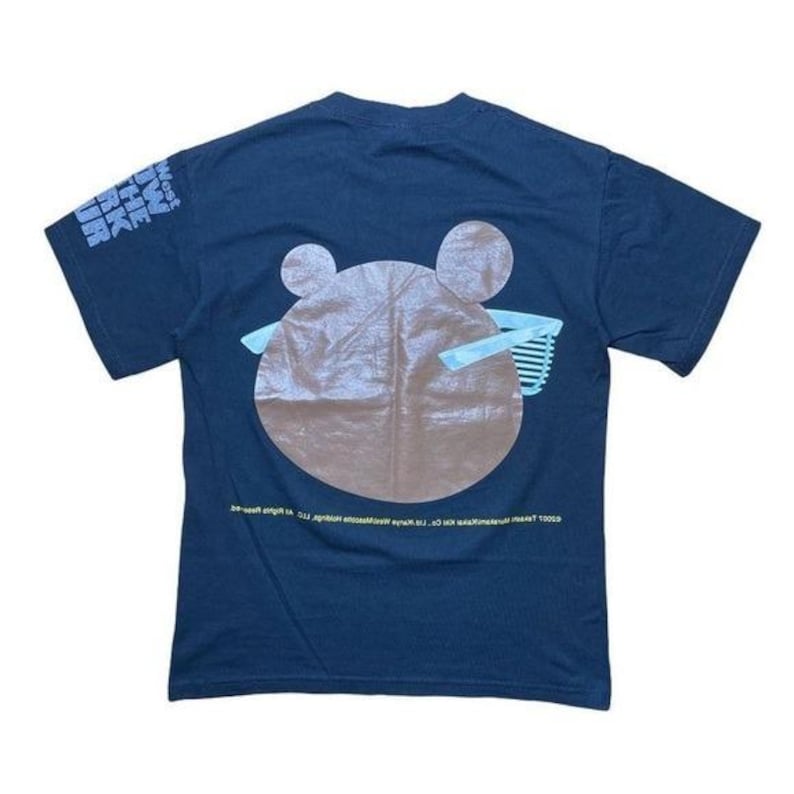 Vintage 2000s 2007 Kanye West x Glow in the dark Murakami concert tour shirt image 3
