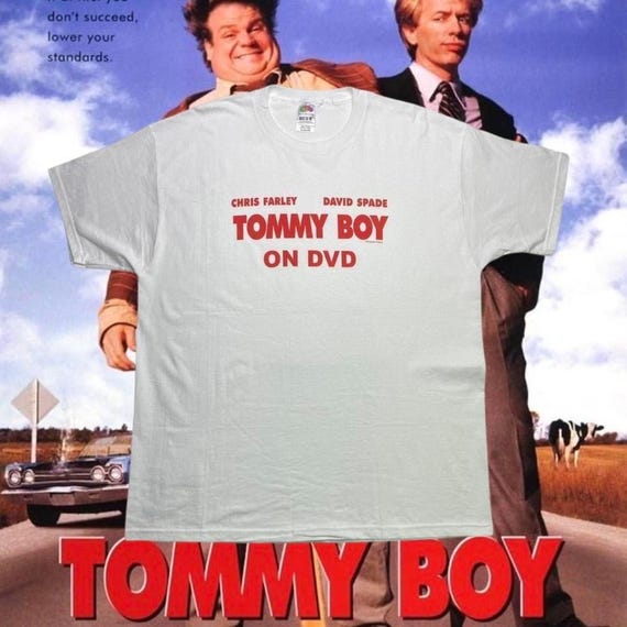 Vintage 90s Tommy Boy movie DVD promotional promo shirt (sealed)