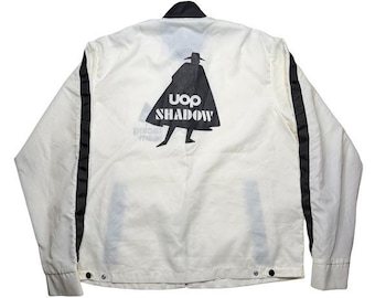 Vintage UOP Shadow racing team F1 windbreaker lightweight jacket LARGE