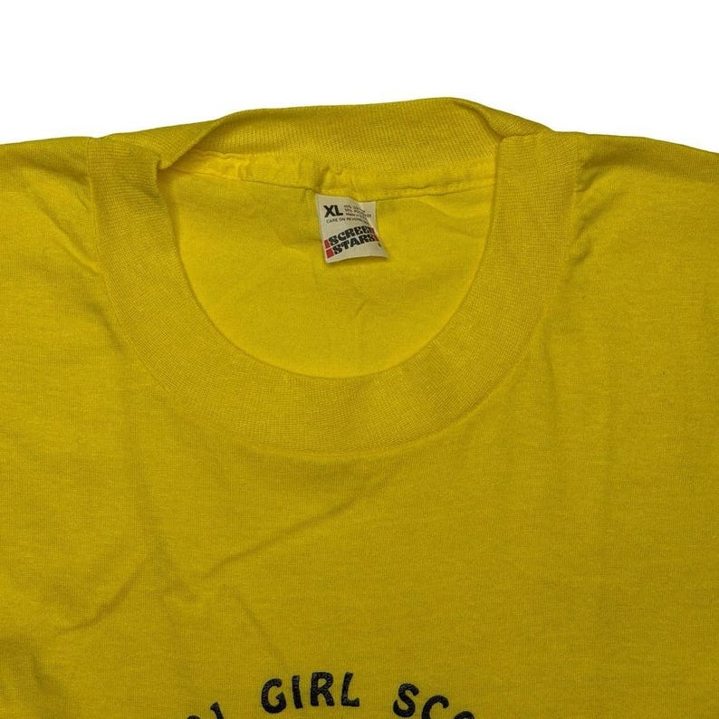 Vintage 90s 1991 Girl Scouts cookie cook off shirt XL (see measurements) image 3