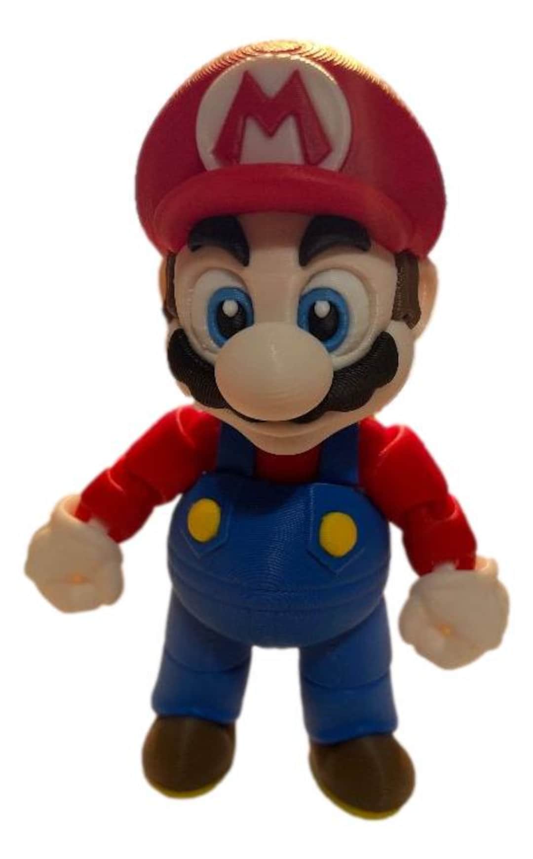 Moveable Mario Articulated Mario Figure | 3D Printed Poseable Gamer Desk Toy - Etsy