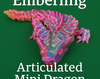 Emberling Mini Dragon – Articulated 3D Printed Fidget Toy