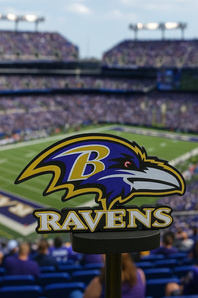 Baltimore Ravens 3D Printed Sign: NFL Team Logo Decor - Etsy