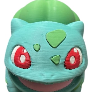 Bulbasaur Figurine – 3D Printed Pokémon-Inspired Collectible | Desk Decor | Gift for Pokémon Fans
