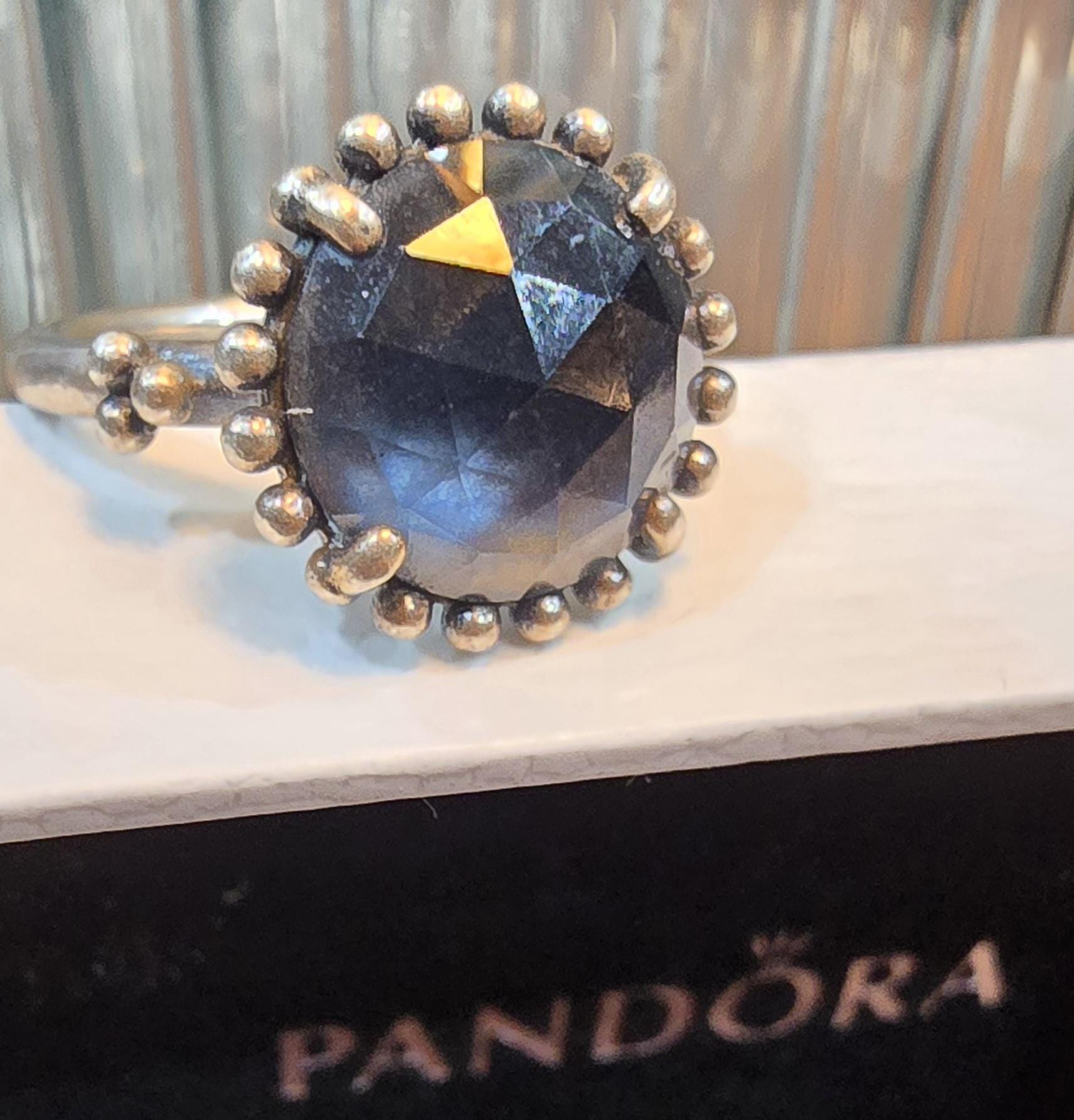 Pandora ring blue stone - Etsy 日本