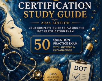 Guía de estudio y examen de práctica del DOT
