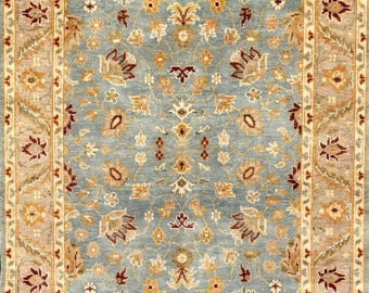 Tappeto annodato a mano in stile Oushak grigio 8X10, 9X12, 10X14, 12X15 – Tappeto turco in lana per soggiorno, camera da letto ecc.