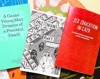 Paquete de Zine de Liberación Palestina / Conjunto de 3 Zines de Palestina / Zine de Gaza