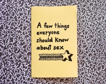 A Few Things Everyone Should Know About Sex Zine | Feminist Sex Education Sex-Positive Zine