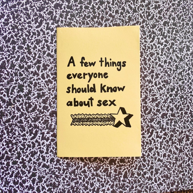 A Few Things Everyone Should Know About Sex Zine | Feminist Sex Education Sex-Positive Zine image 1
