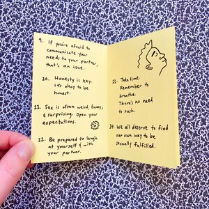 A Few Things Everyone Should Know About Sex Zine | Feminist Sex Education Sex-Positive Zine image 4
