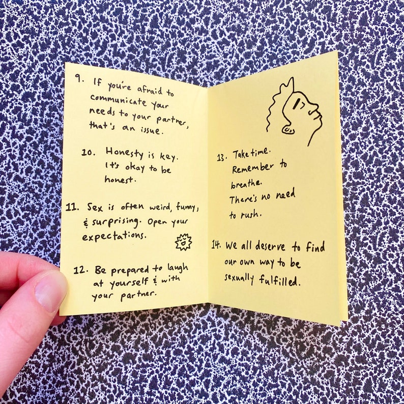 A Few Things Everyone Should Know About Sex Zine | Feminist Sex Education Sex-Positive Zine image 4