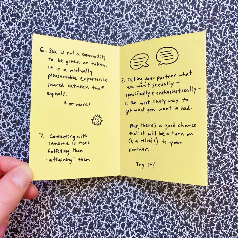 A Few Things Everyone Should Know About Sex Zine | Feminist Sex Education Sex-Positive Zine image 3