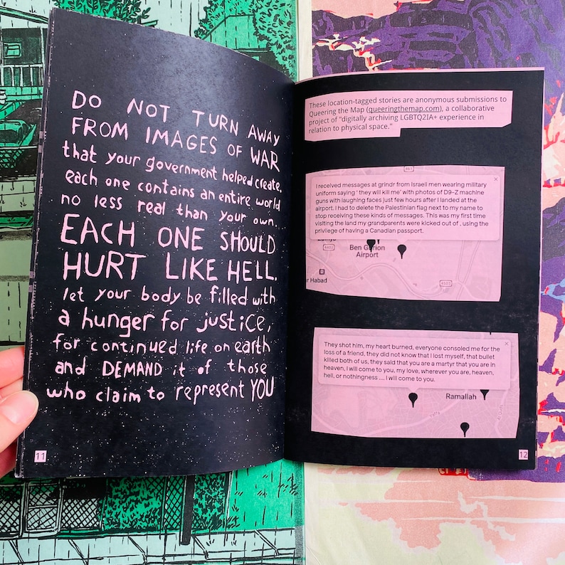 Queer Voices From the Fight for Palestinian Liberation zine | LGBTQ+ Palestine Gaza Israel BDS feminist zine image 5