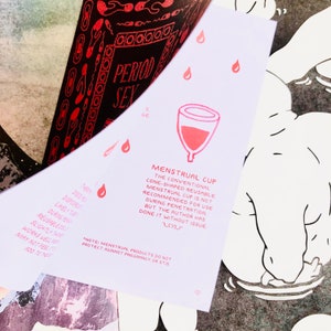 Period Sex Zine Sex during menstruation, sex education image 3