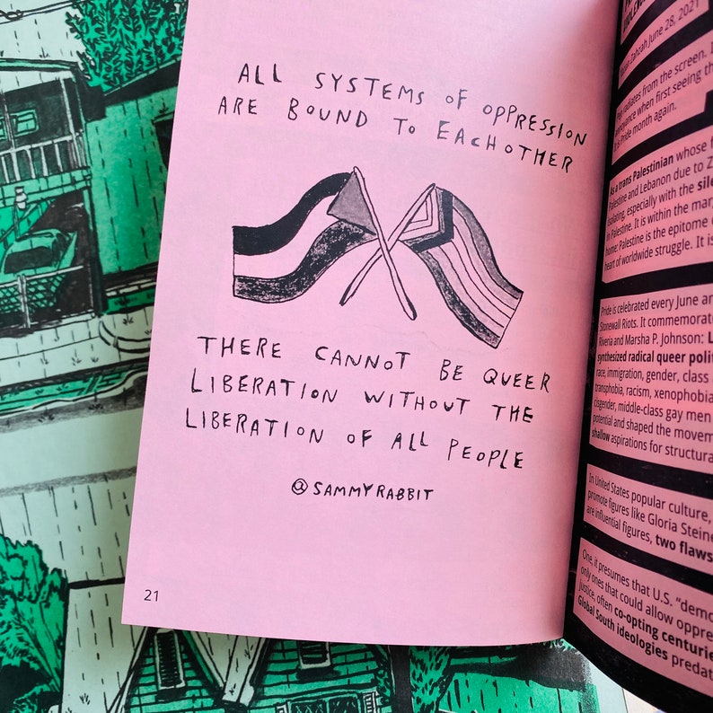 Queer Voices From the Fight for Palestinian Liberation zine LGBTQ Palestine Gaza Israel BDS feminist zine image 9