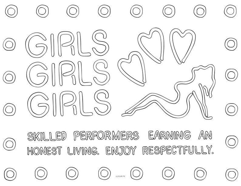 Feminist Coloring Pages Printable File | Etsy
