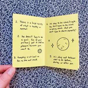A Few Things Everyone Should Know About Sex Zine | Feminist Sex Education Sex-Positive Zine image 2