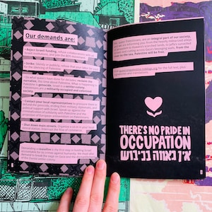 Queer Voices From the Fight for Palestinian Liberation zine | LGBTQ+ Palestine Gaza Israel BDS feminist zine image 4