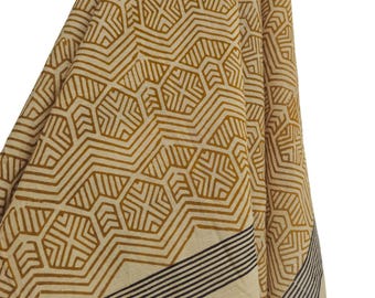 Hand Block Print Cotton Sarong: Boho Beach Cover-Up, Lightweight Scarf