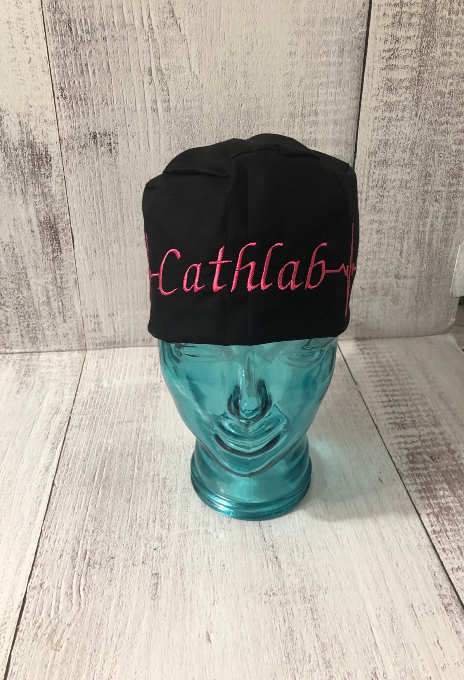 Heartbeat Cath Lab Scrub Caps/ Cath Lab Heartbeat Surgical Etsy
