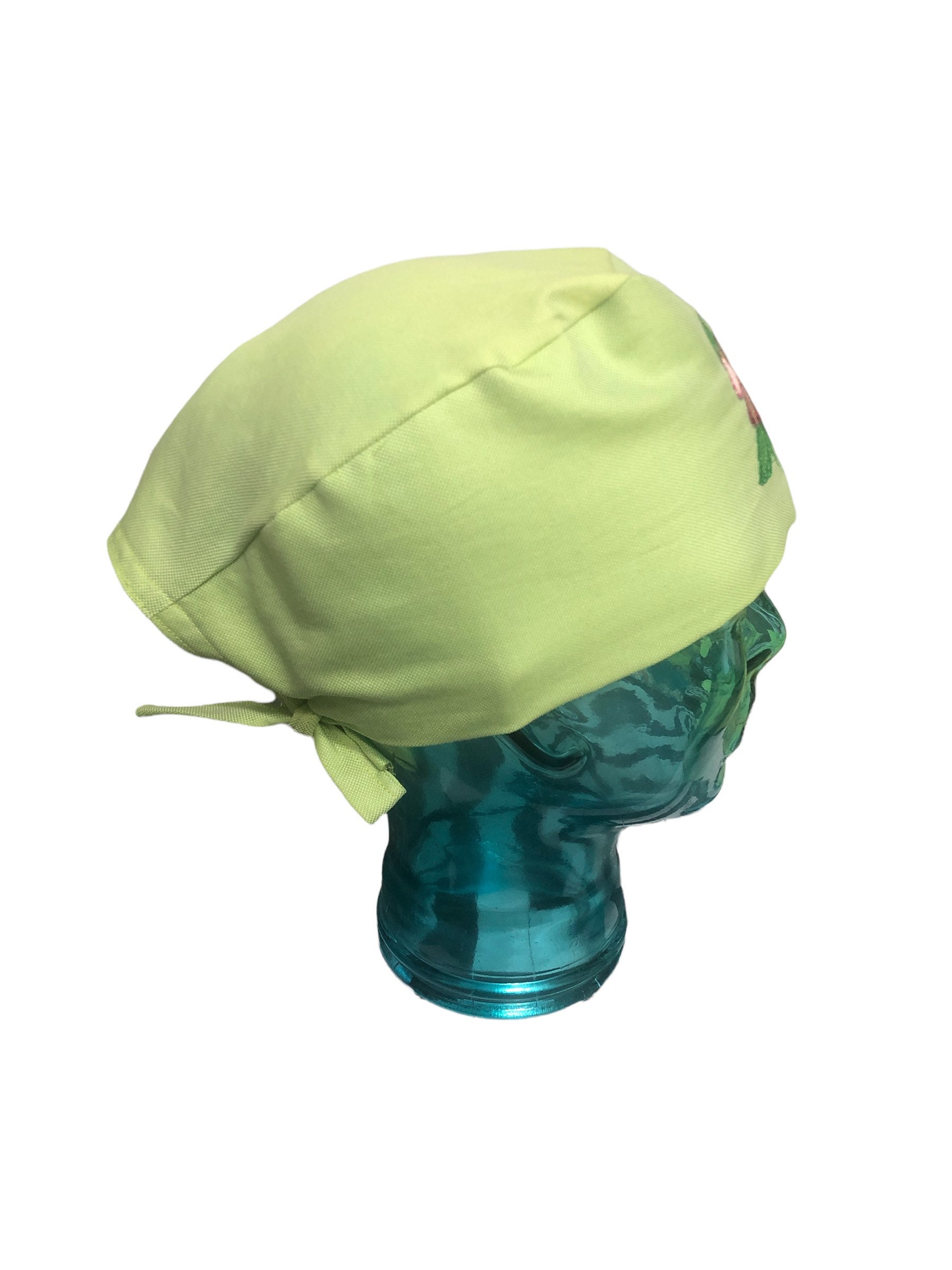 Accessori Cappelli e berretti Cappellini chirurgici Tropical Summer lime green scrub cap/ tropical scrub cap/Women surgical scrub hat 