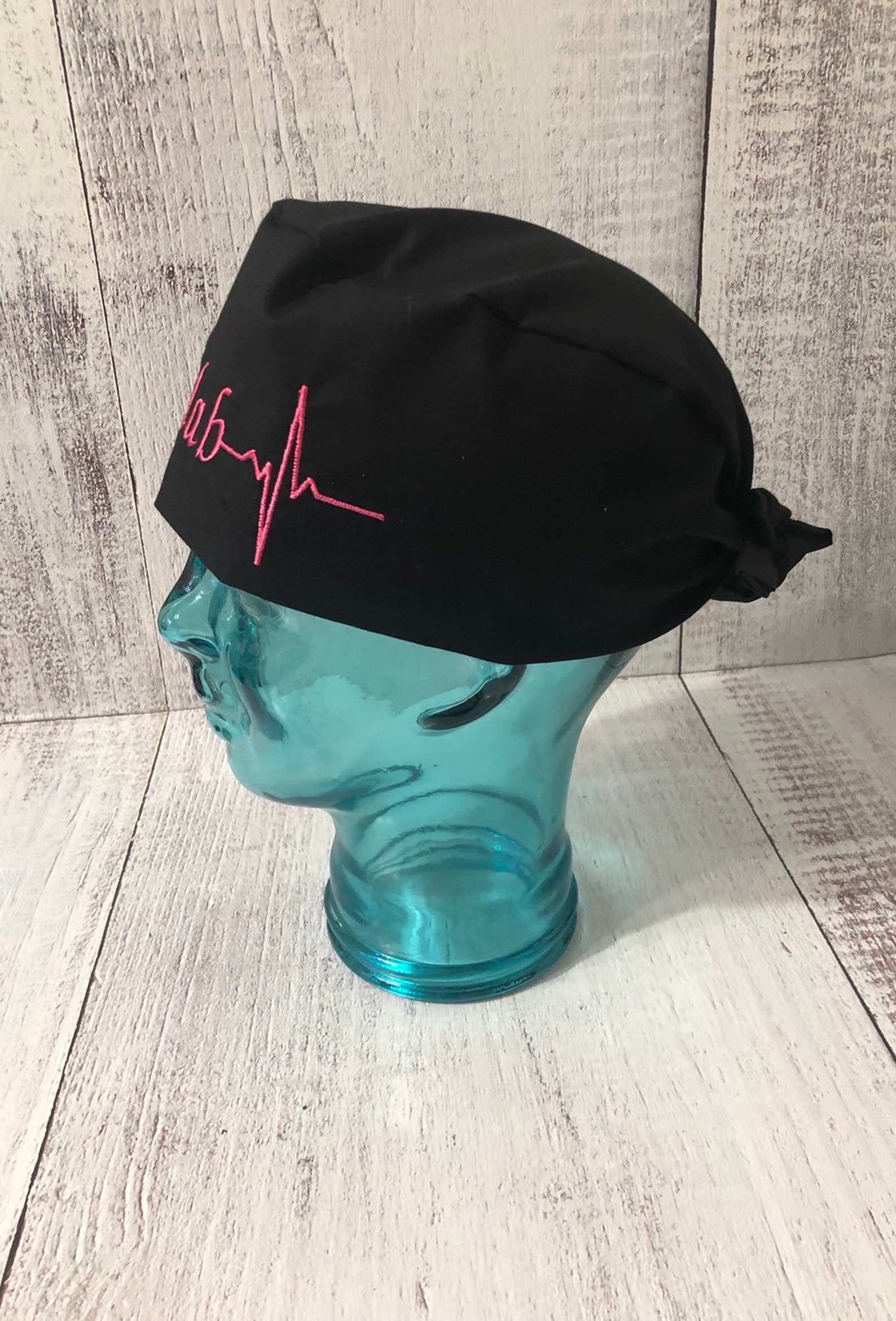 Heartbeat Cath Lab Scrub Caps/ Cath Lab Heartbeat Surgical Etsy