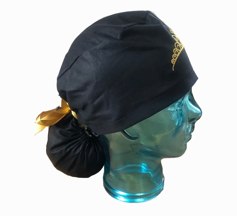 embroidered scrub cap