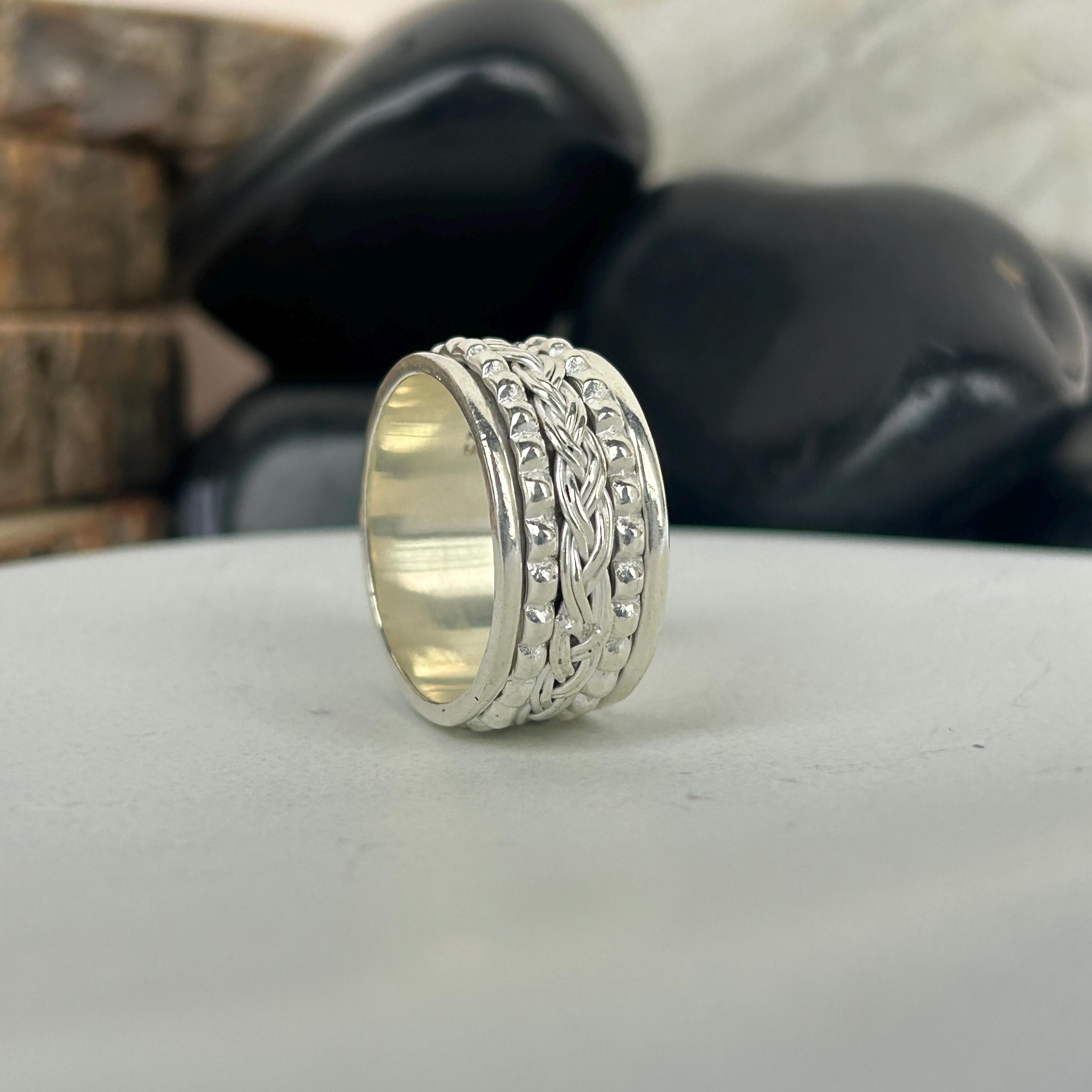Acquista Anello in argento sterling 925 con zirconi a reticolo bianco