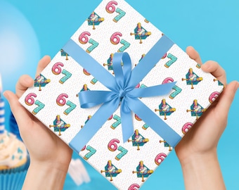 67 Birthday Wrapping Paper Ice Cream Drip Baseball Player Six Seven Meme Gift Wrap for Boys