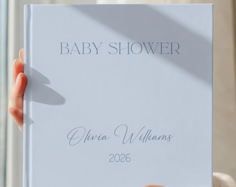Photo Album Personalized Guest Book Baby Shower Instant Photo Guestbook Advice Wishes Letters for New Parents Keepsake Gift Scrapbook