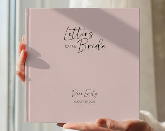 Guest Book Bridal Shower Personalized Instant Wedding Photo Album Letters to the Bride Keepsake Memory Gift Scrapbook