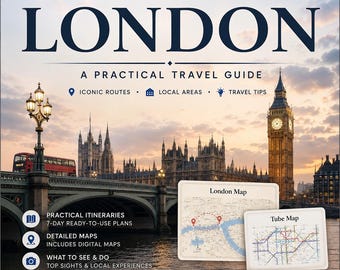 Guía de viaje de Londres: Itinerario fácil de 7 días por la ciudad, consejos locales, mapas y para quienes visitan la ciudad por primera vez (descarga digital).
