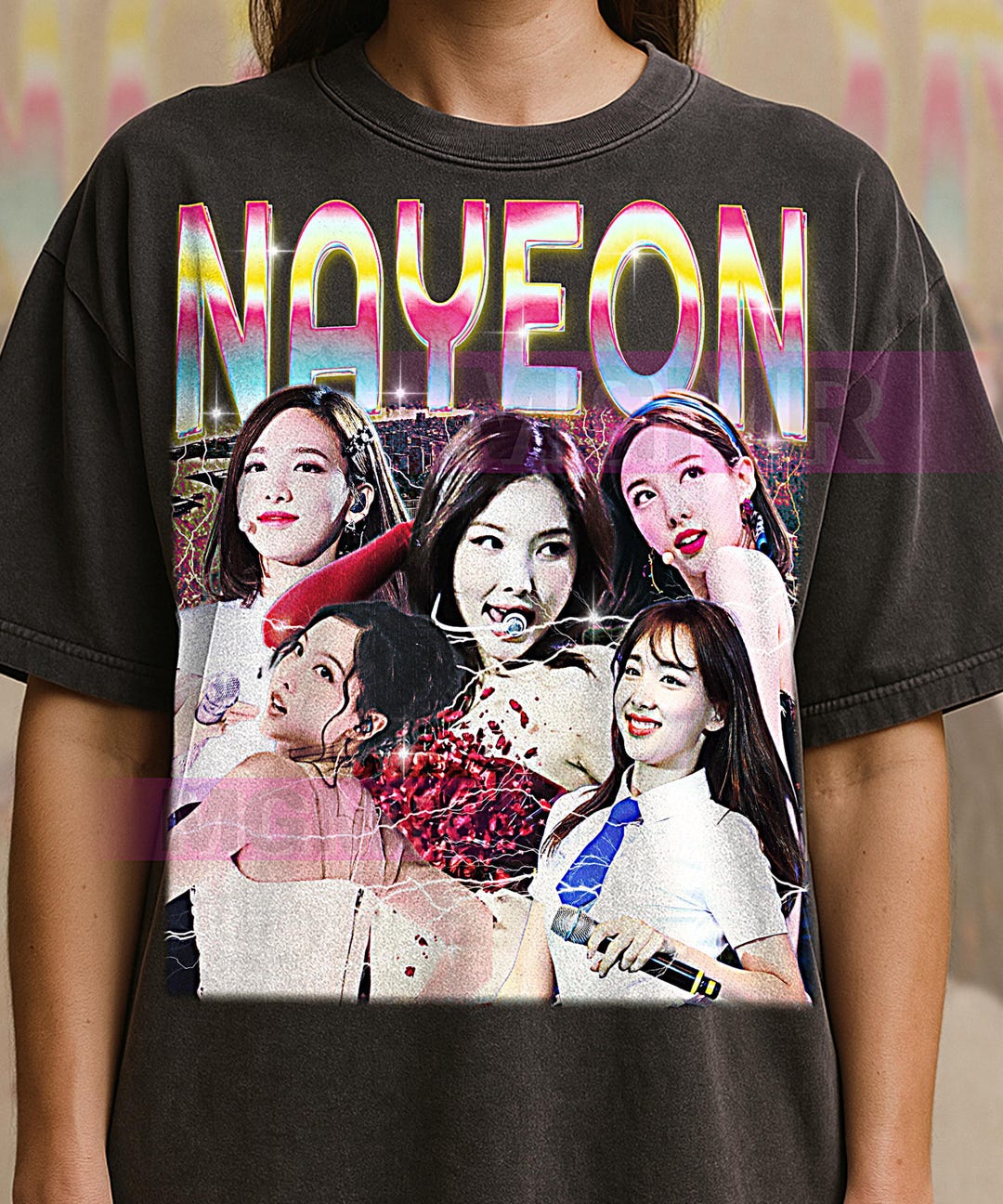 Nayeon Bootleg Shirt, Vintage Kpop Idol Performer Singer Twice