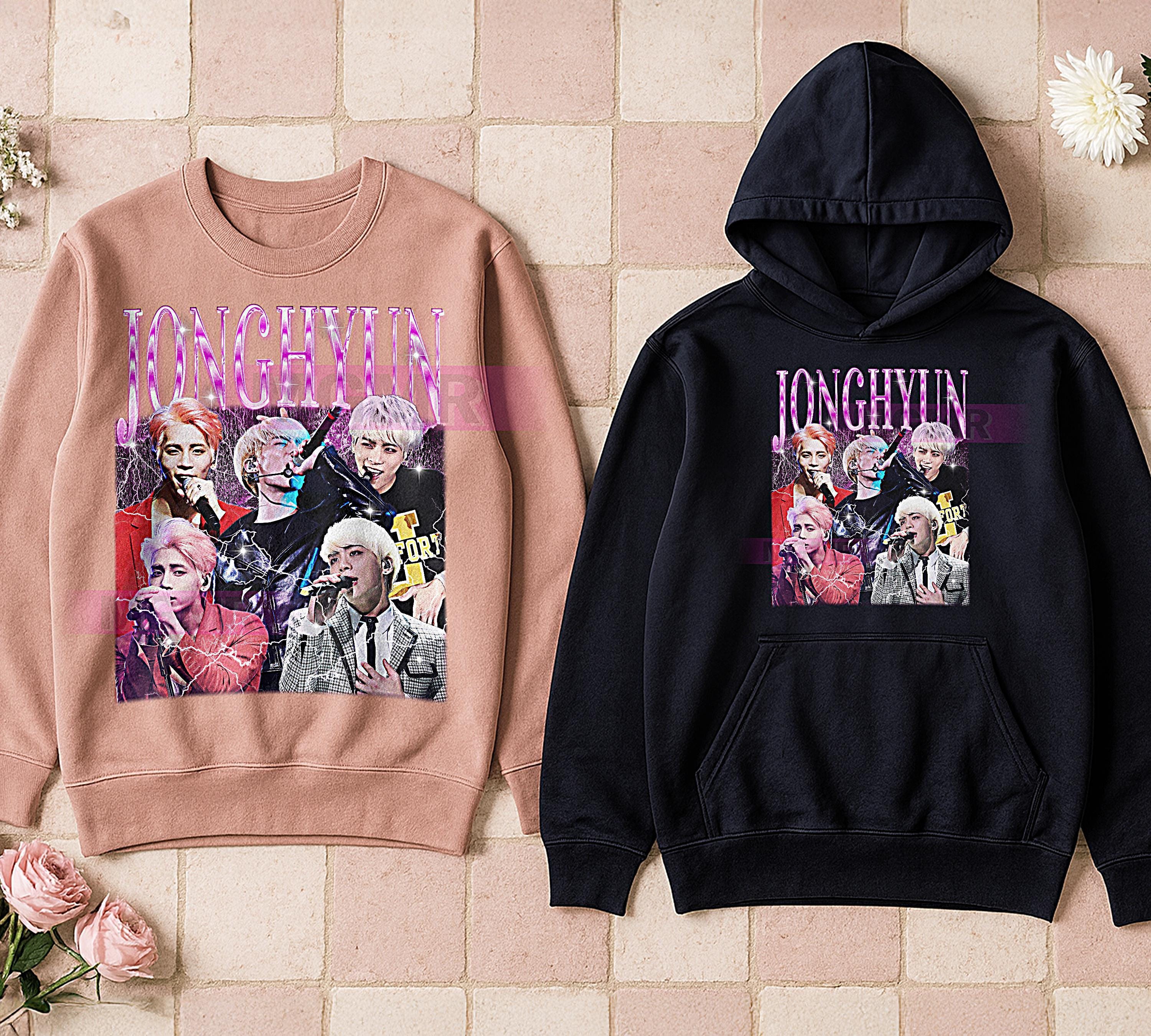 Jonghyun Bootleg Shirt, Vintage Kpop Idol Singer Performer Shinee
