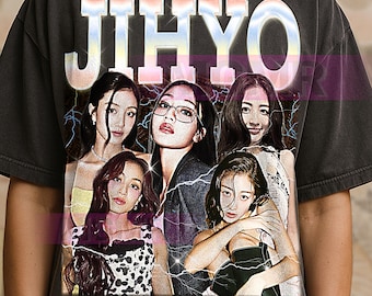 Jihyo Bootleg Shirt, Vintage Kpop Idol Performer Singer Twice Star