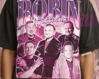 Robin Williams Bootleg Shirt, Vintage Comedian Actor Legend Star