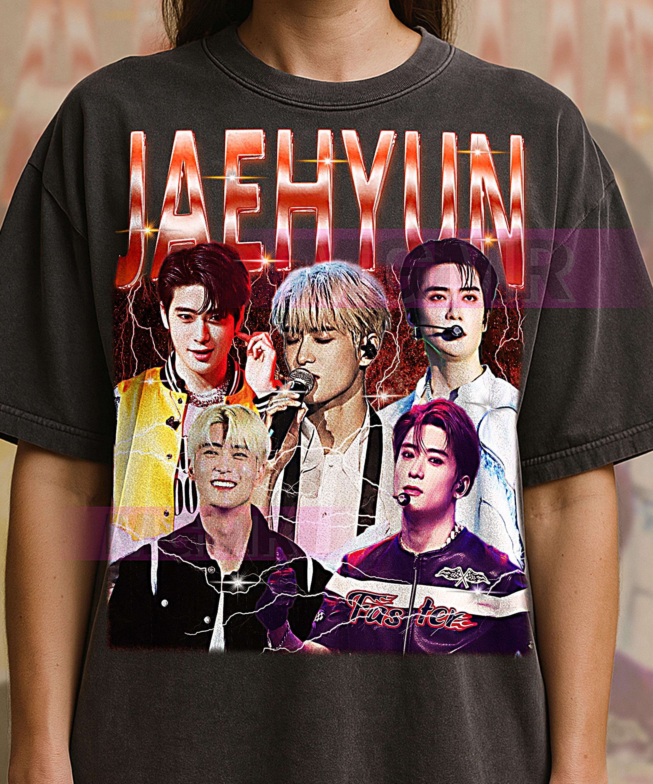 JAEHYUN  S/S T-SHIRT Lサイズ Jaehyun Bootleg Shirt, Vintage Kpop Idol Singer Performer NCT Tee