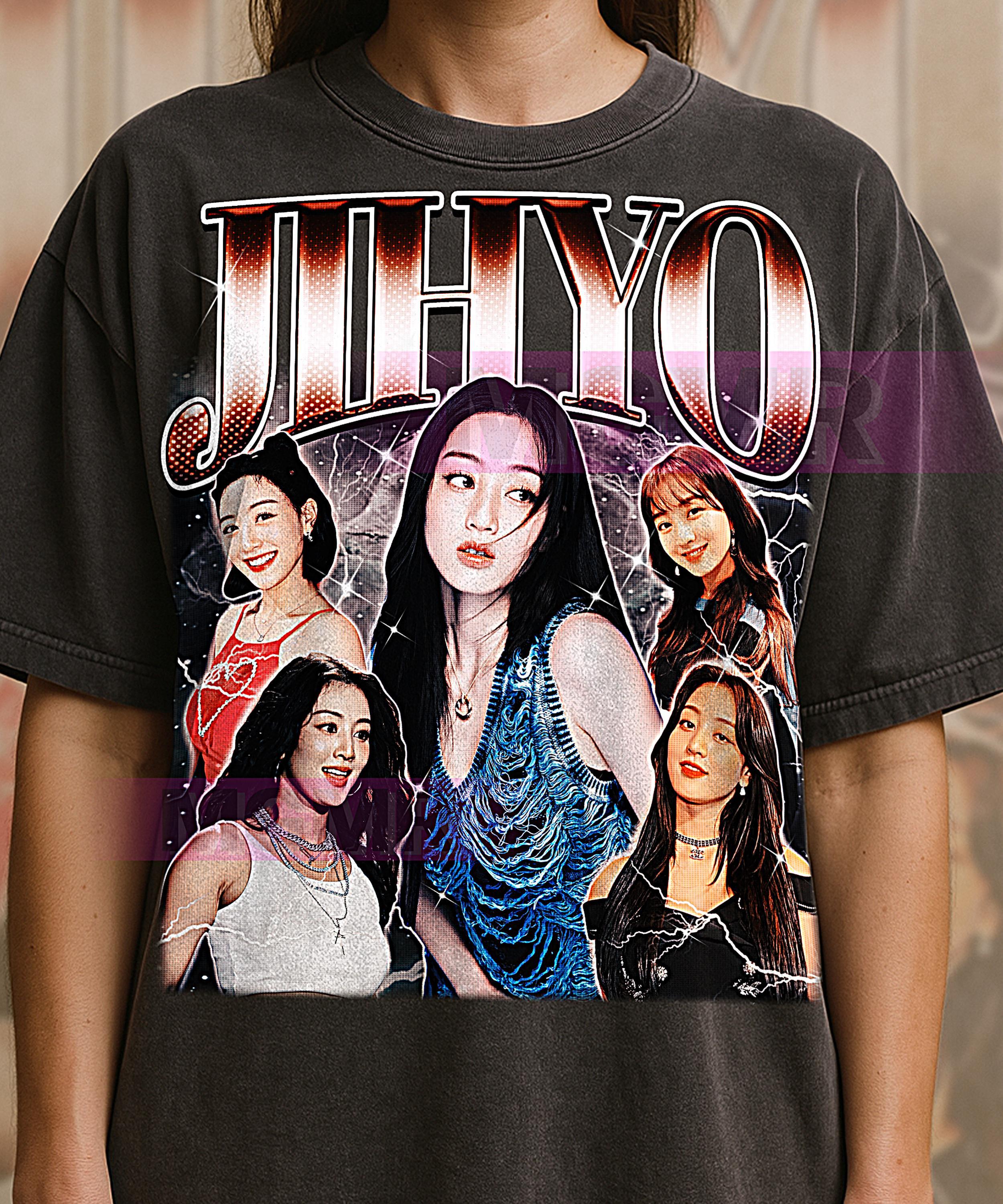 Jihyo Bootleg Shirt, Vintage Kpop Idol Performer Singer Twice Tee