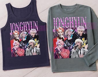 Jonghyun Bootleg Shirt, Vintage Kpop Idol Singer Performer Shinee