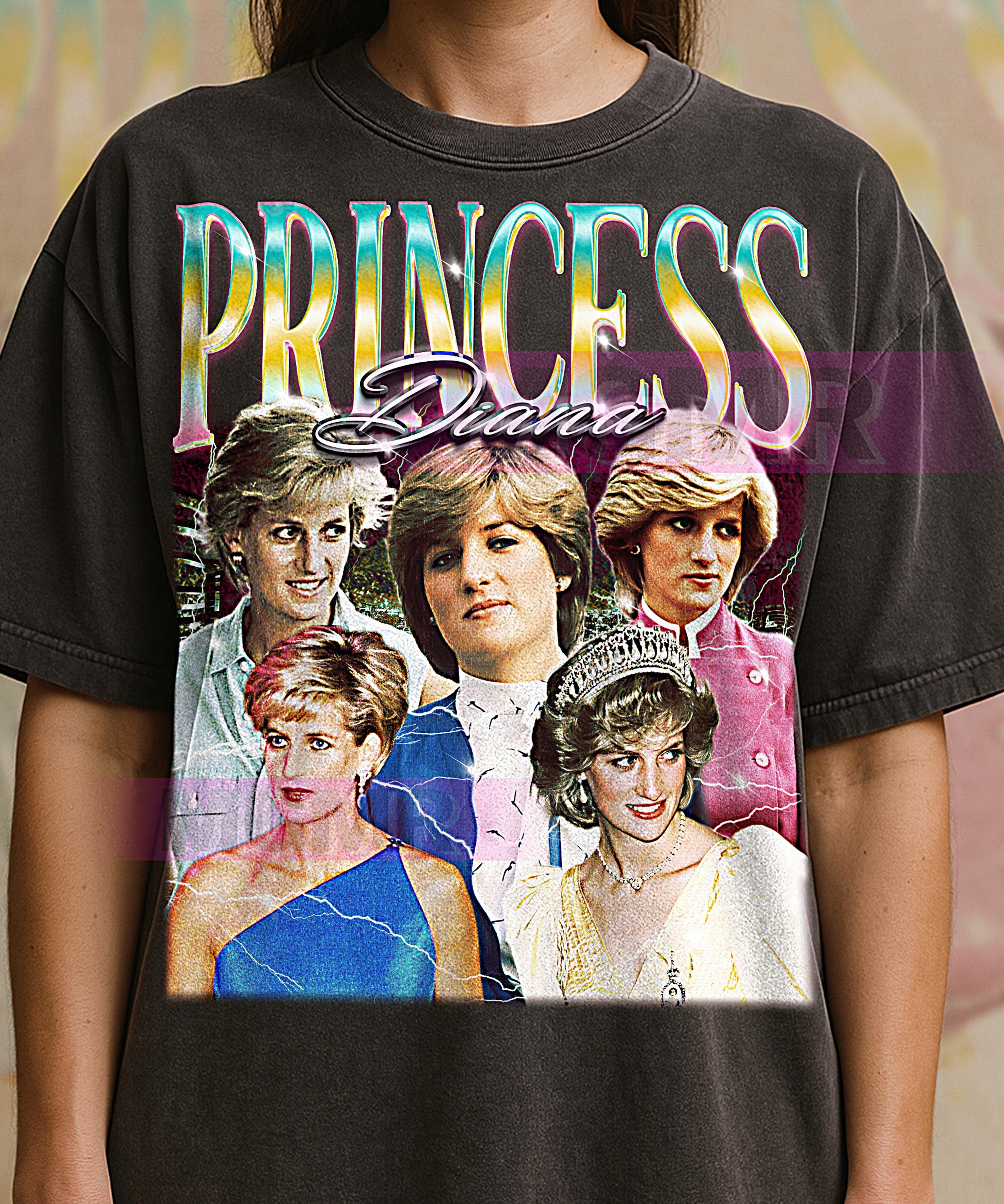 Princess Diana Bootleg Shirt, Vintage Royalty Fashion Humanitarian