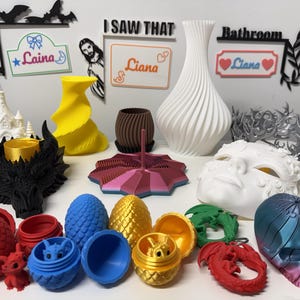 Custom 3D Printing: Hand-Finished PLA Creations